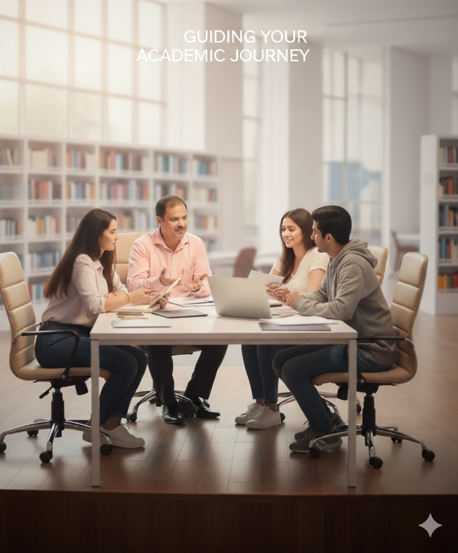 Consultant with a student